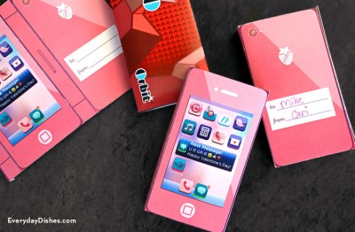 Printable Cell Phone Candy Wrapper