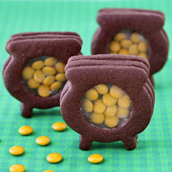 Peek Inside Pot of Gold Cookies