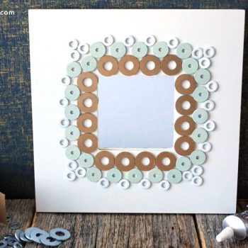 Frame Decorated with Washers