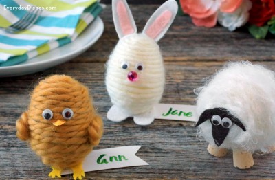 Easter Egg Place Card Critters