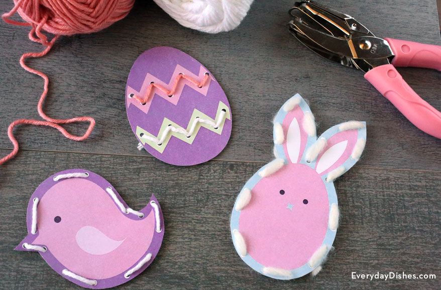 Printable Easter Lacing Cards | Fun Family Crafts