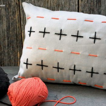 Stitched Pillow Cover