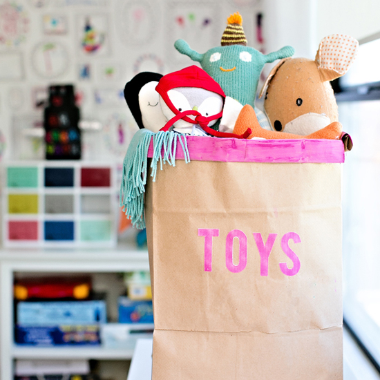 Recycled Toy Storage Bin Fun Family Crafts