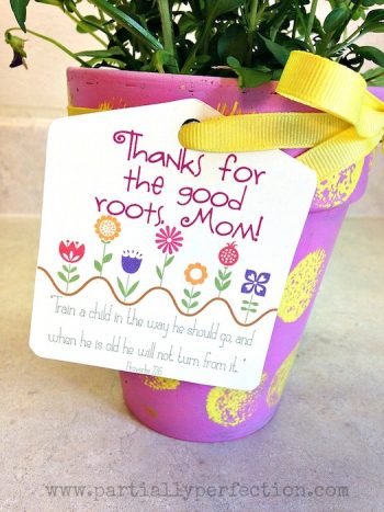 Mother's Day Flower Pot Gift | Fun Family Crafts