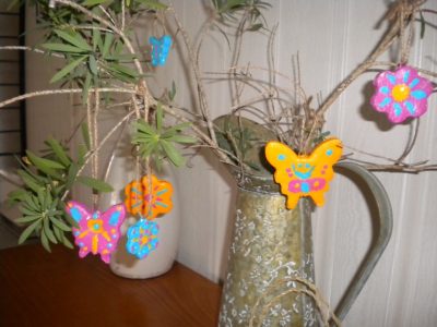 Springtime Clay Ornaments
