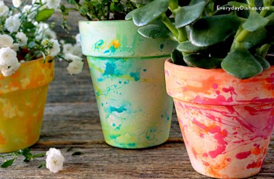Splatter Paint Pots