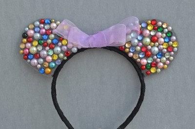 Beaded Mickey Headband