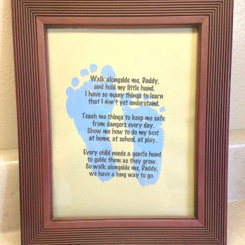 Father's Day Footprint Craft