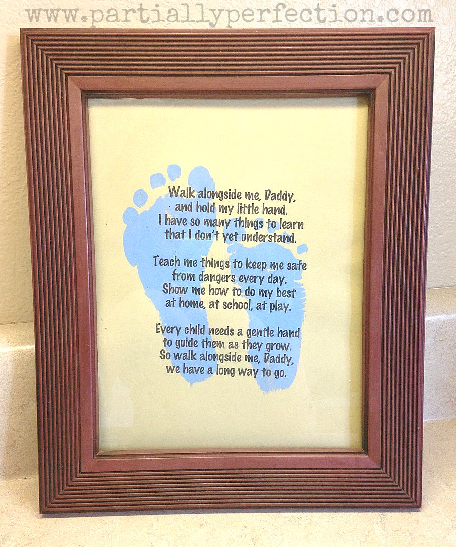 Father s Day Footprint Craft Fun Family Crafts