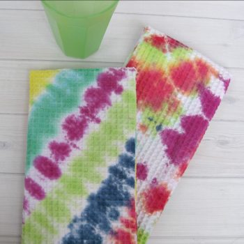 Tie-Dyed Dish Towels