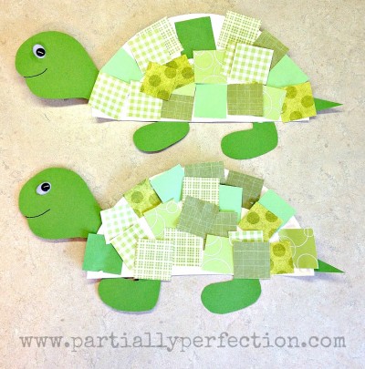 Paper Plate Turtles