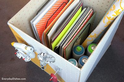 Craft Peg Board Box