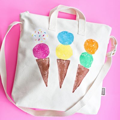 Stamped Ice Cream Bag