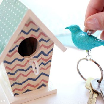 Birdhouse Key Holder
