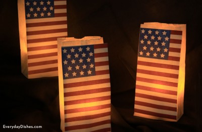 Patriotic Paper Lantern