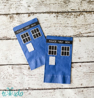 Doctor Who Paper Napkins and Plates