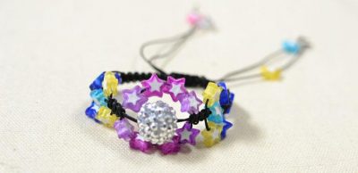 Star Bead Woven Bracelet
