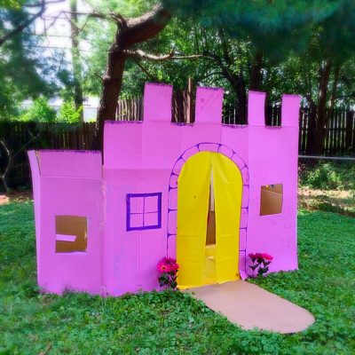 Cardboard Play Castle