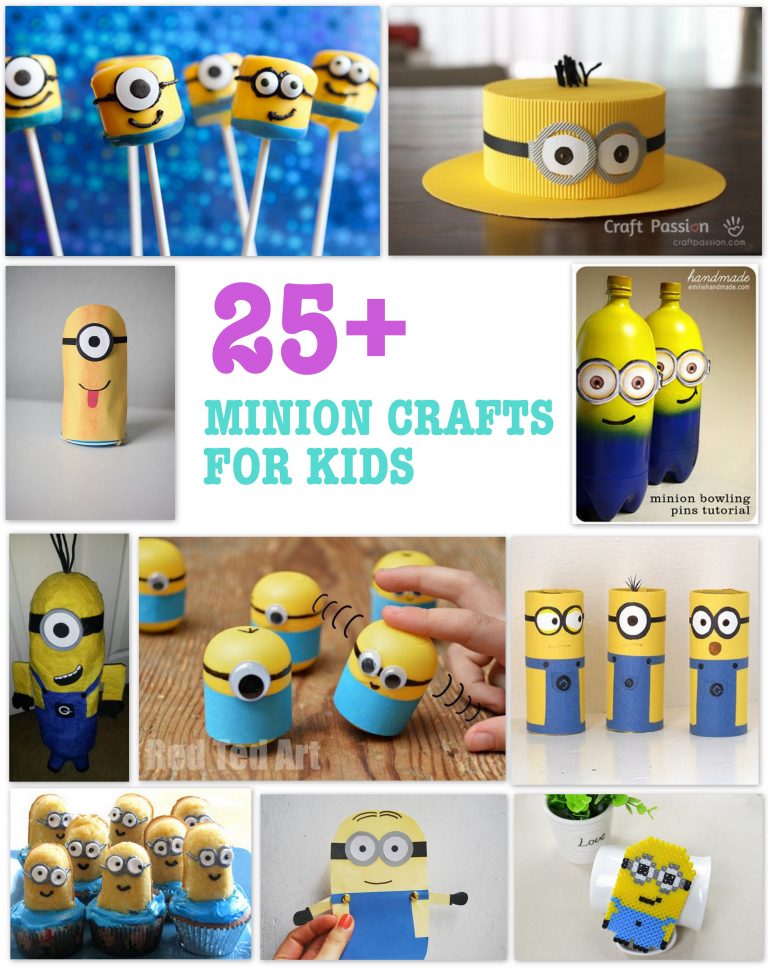 25+ Minion Crafts | Fun Family Crafts