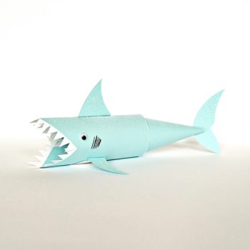 Shark Paper Tube Craft
