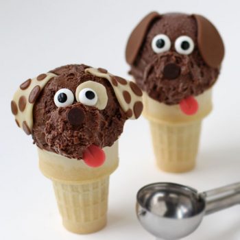 Chocolate Ice Cream Cone Puppies