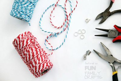 Step by step tutorial - How to make your own  Braided Friendship Bracelets at Fun Family Crafts