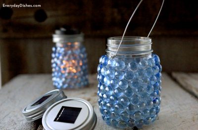 Glass Pebble Lantern