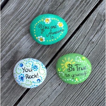 Inspirational Stones | Fun Family Crafts