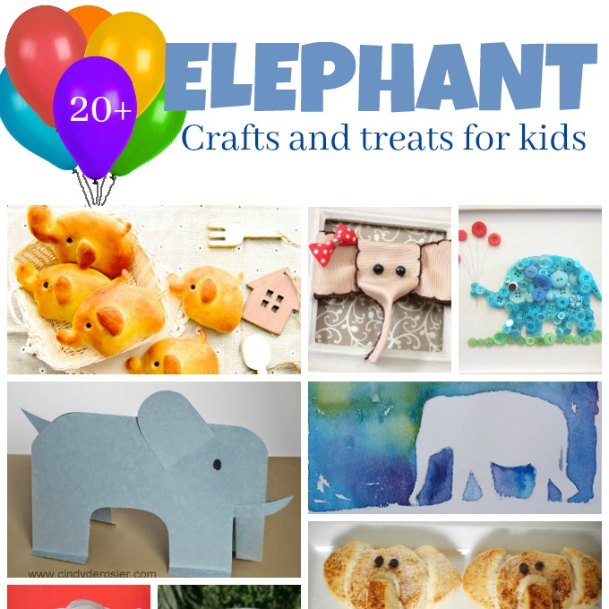 Elephant crafts for kids to make