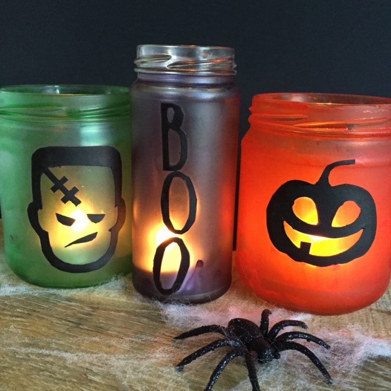 Decorative Halloween Jars | Fun Family Crafts