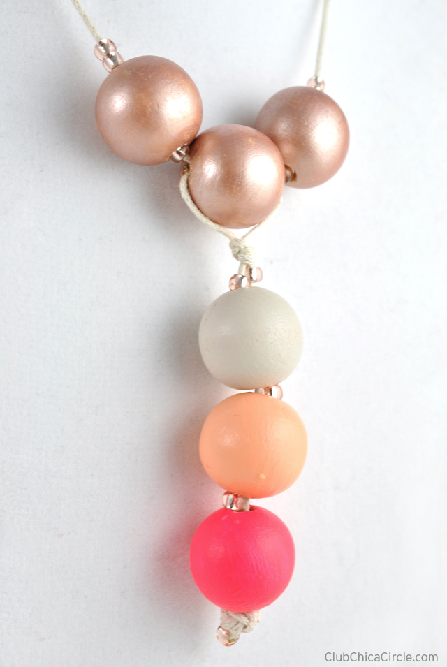 Wood Bead Necklace Fun Family Crafts