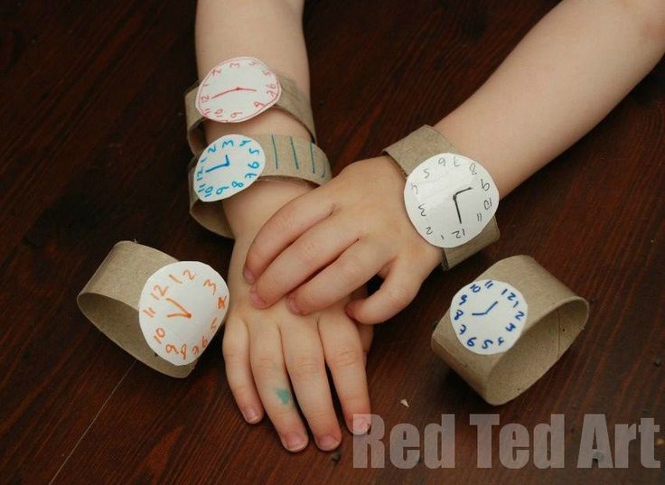 Cardboard Tube Toddler Watch