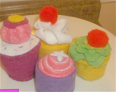 Felt Cupcakes: Four Ways