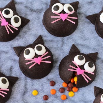 Candy-Filled Black Cat Cookies