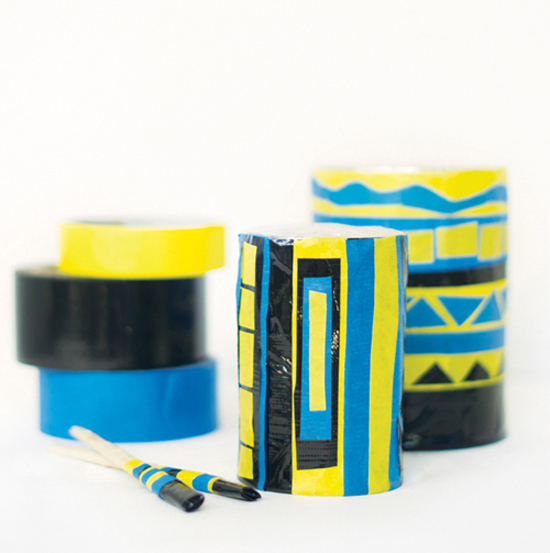 Packing Tape Drum Set Fun Family Crafts