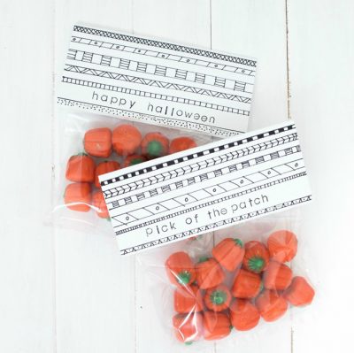 Sharpie Treat Bag Toppers