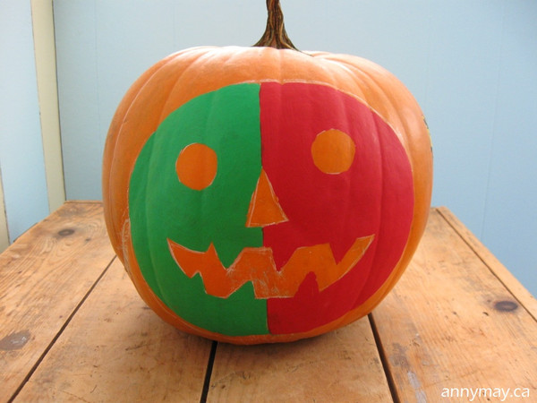 Painted Halloween Pumpkin | Fun Family Crafts