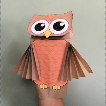 Paper Bag Owl Puppet
