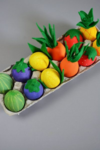 Vegetable Easter Eggs