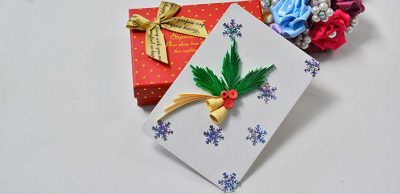 Quilled Paper Christmas Card