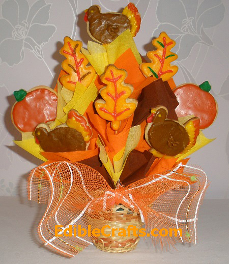thanksgiving cookie bouquet fun family crafts