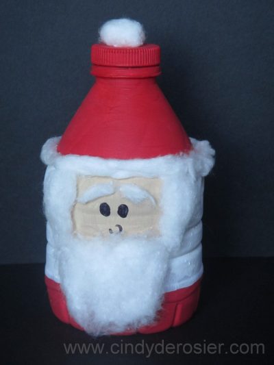 Water Bottle Santa Claus
