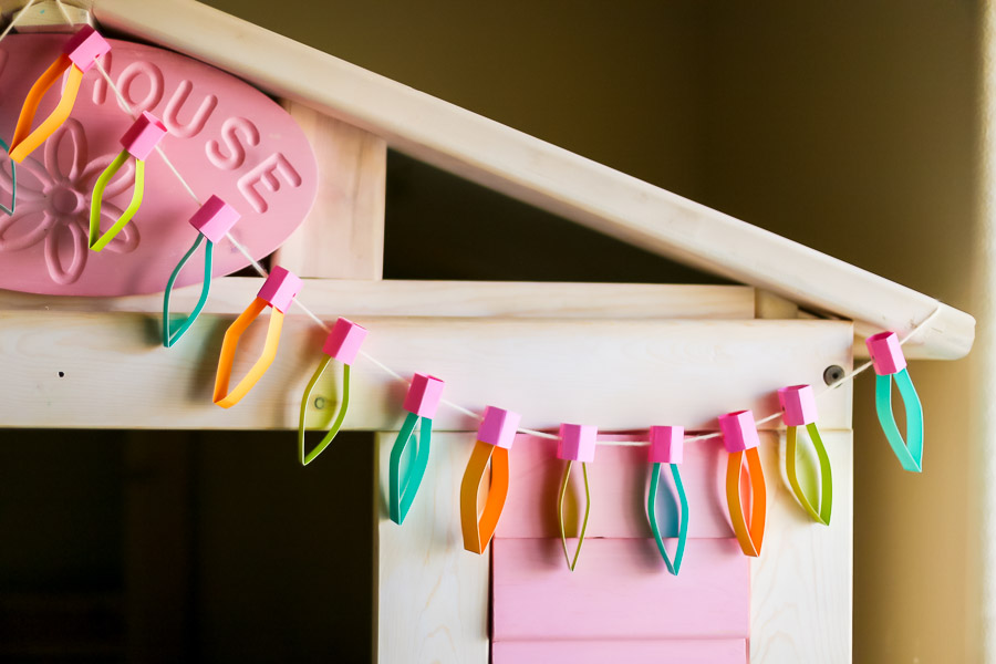 Paper light clearance garland