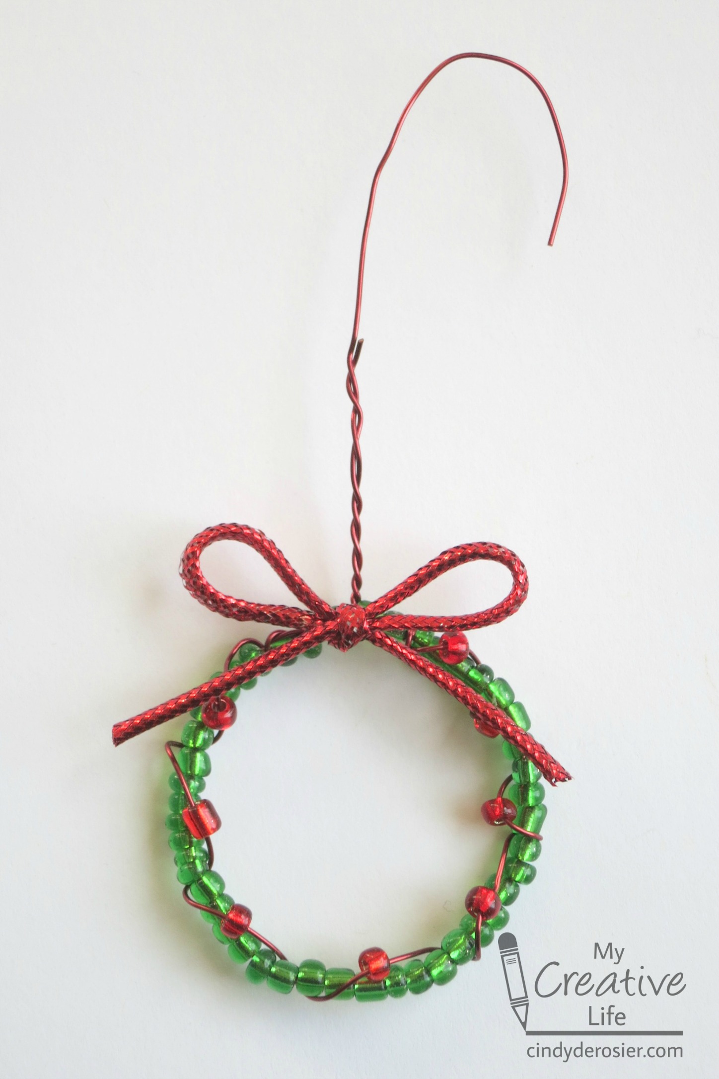 Beaded Wreath Ornament | Fun Family Crafts