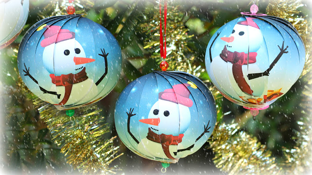 Paper Christmas Balls | Fun Family Crafts