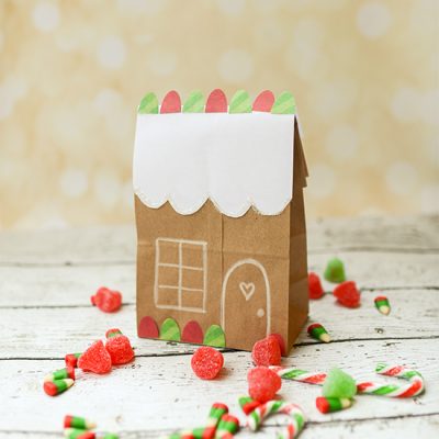 Lunch Bag Gingerbread House