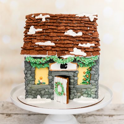 Royal Icing Stone Gingerbread House