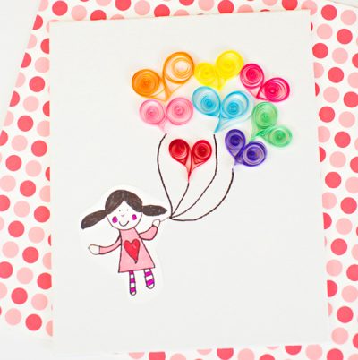 Quilled Heart Balloons