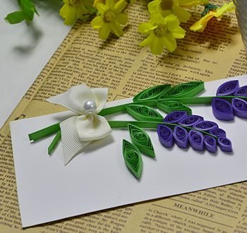 Quilled Lavender Cards