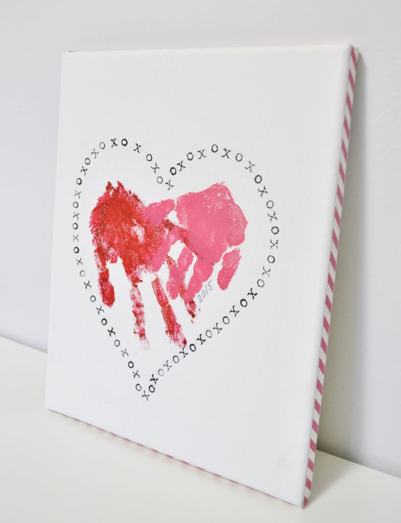 Handprint Heart Valentine | Fun Family Crafts